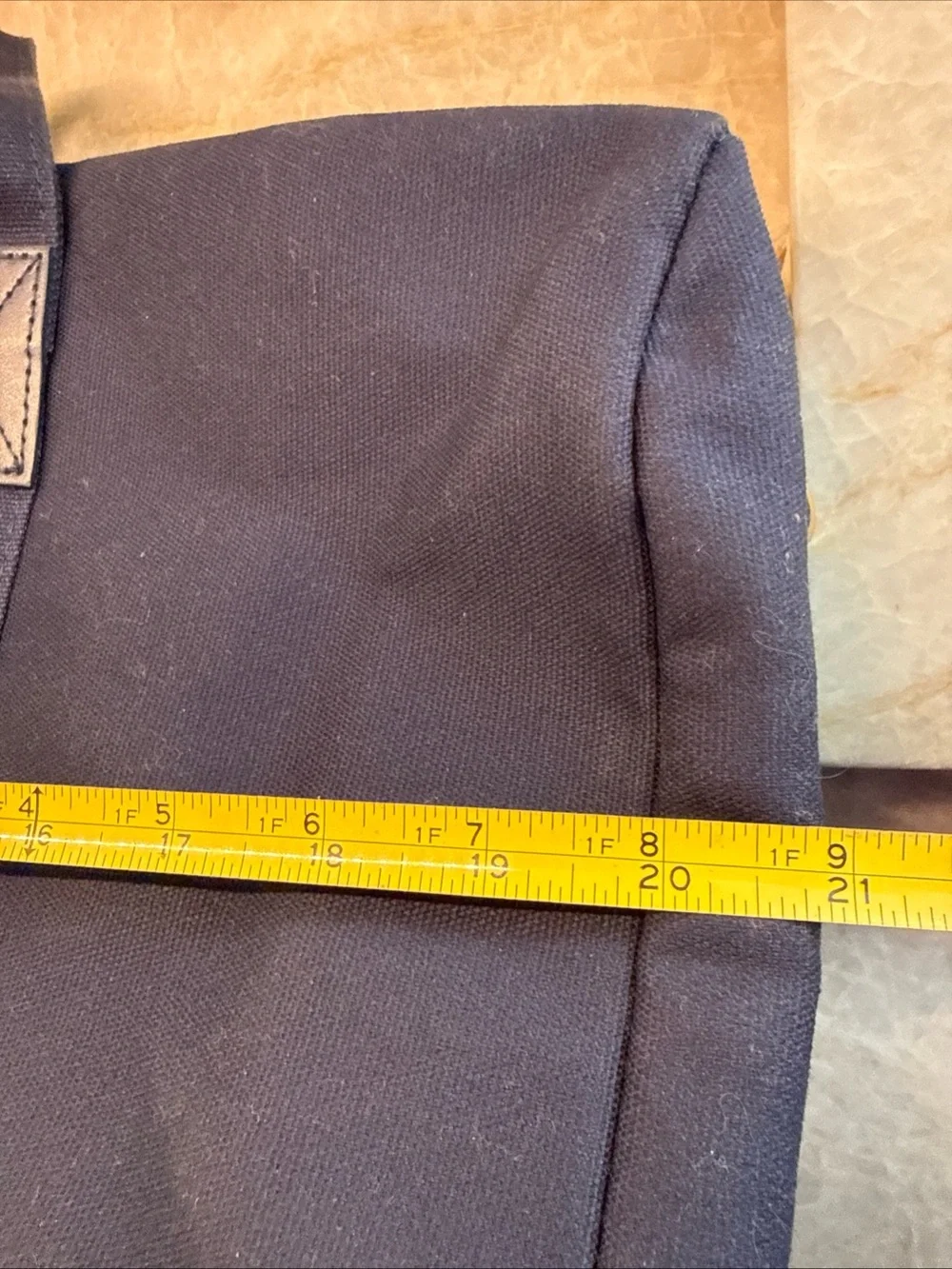 Polo Ralph Lauren Heritage Duffle Bag Navy Blue and White Large Weekender. WT